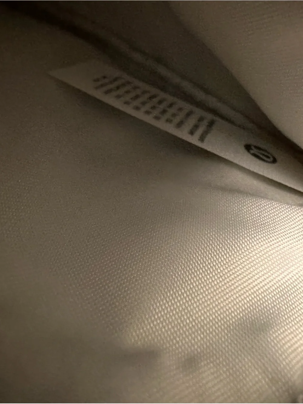 lululemon athletica beige wristlet